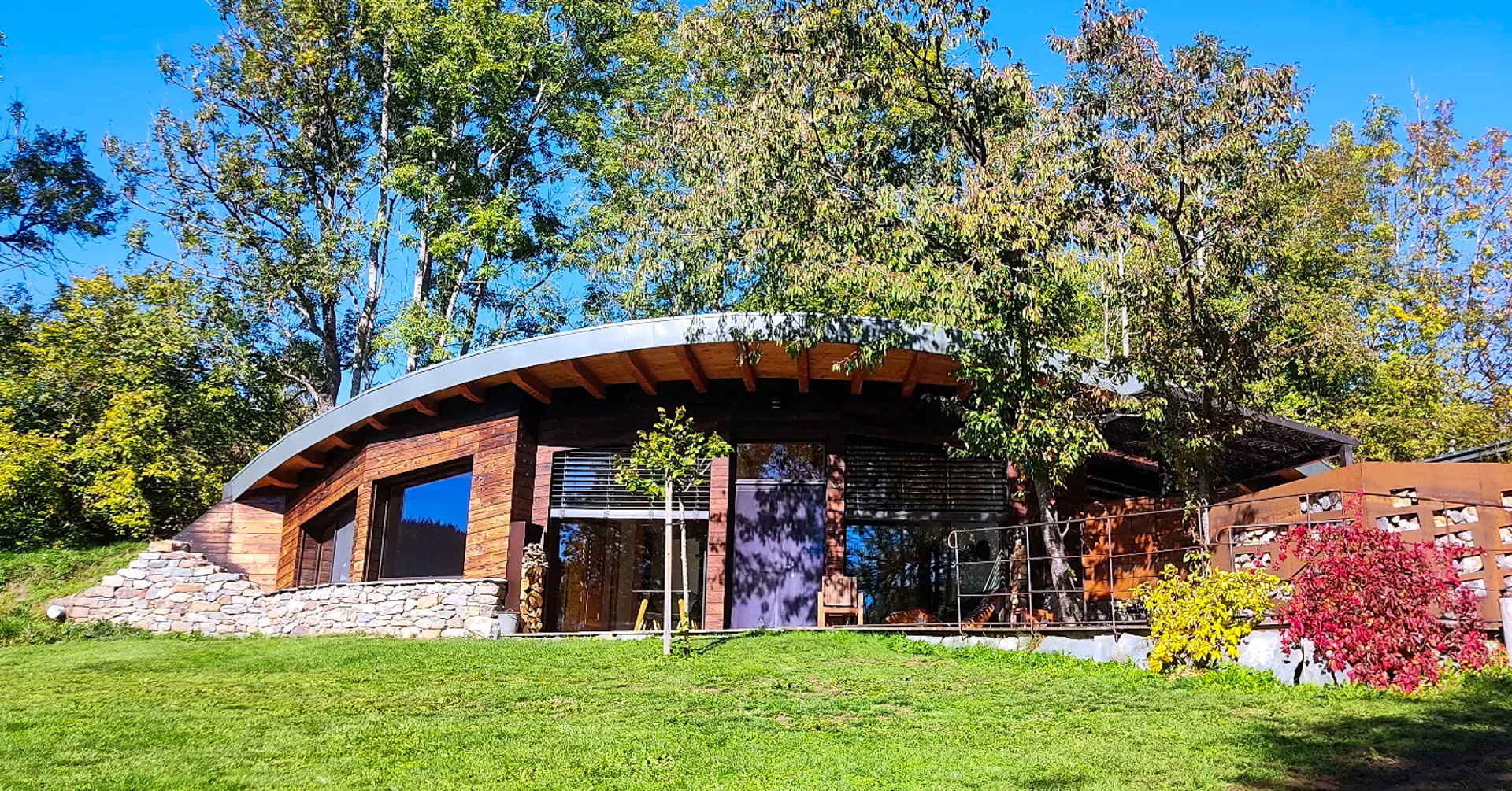 Ecolodges et Moulin Haute- Loire Bulles d'herbe