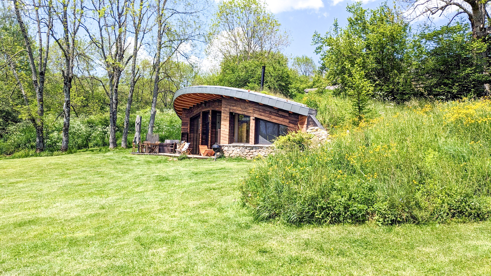 Ecolodge & Moulin Haute-Loire Bulles d'herbe